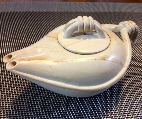 台灣茶器 - 石一丁彫り